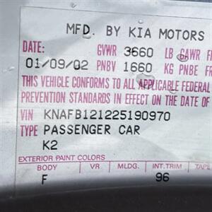2002 Kia Spectra LS   - Photo 16 - San Diego, CA 92115
