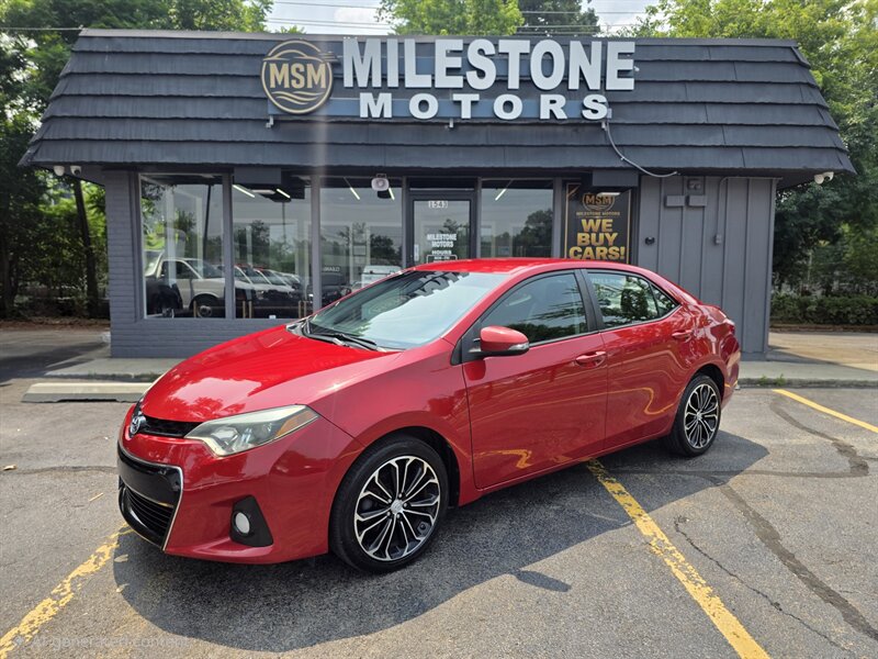 Barcelona Red Metallic 2015 Toyota Corolla Sedan Front-Wheel Drive Automatic