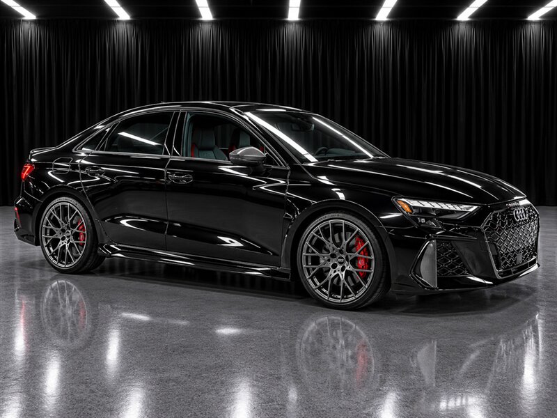 Mythos Black Metallic 2025 Audi RS 3 Sedan All-Wheel Drive 7-Speed Automatic