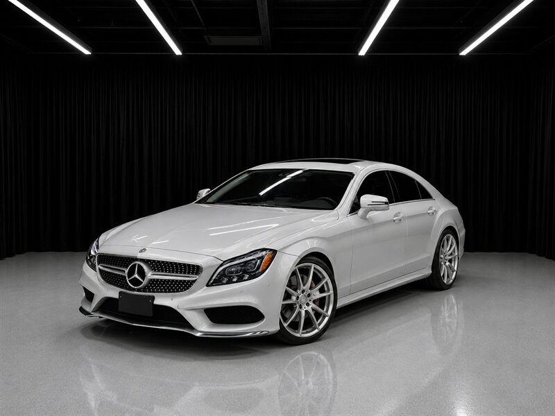 Diamond Silver Metallic 2016 Mercedes-Benz CLS Sedan Rear-Wheel Drive Automatic