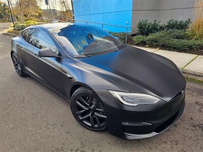 2023 Tesla Model S Standard Range AWD w/ Matte Black Wrap   - Photo 2 - Eugene, OR 97403