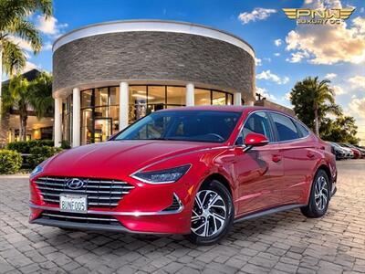 2021 Hyundai Sonata Hybrid Blue Sedan