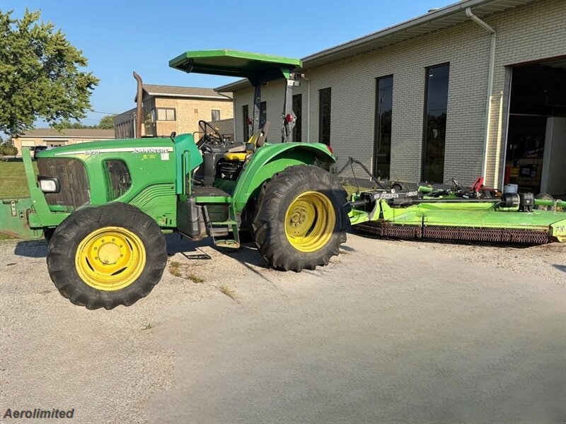 2007 John Deere 6415 Tractor ROPS with canopy, rear remotes  