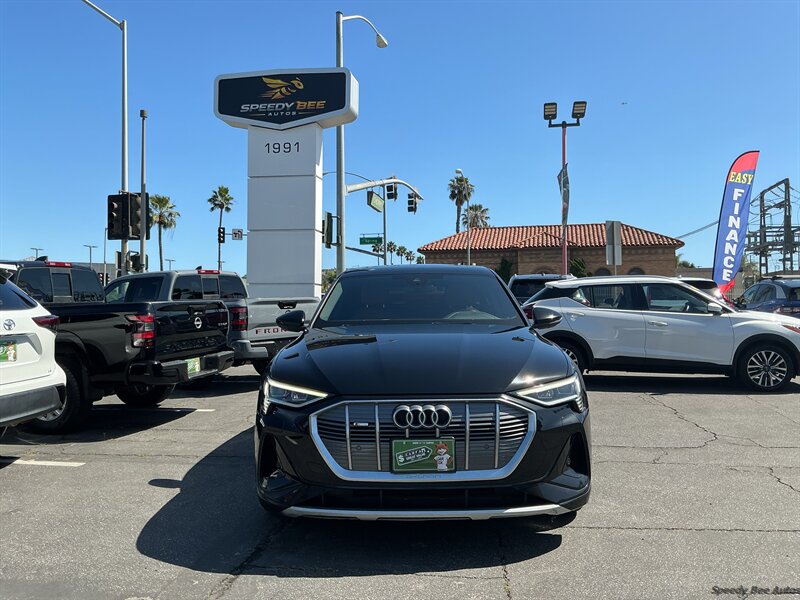 Brilliant Black 2022 Audi e-tron Premium S Line quattro Sportback AWD Sedan All-Wheel Drive Automatic