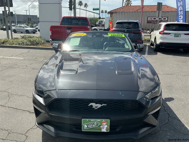 Shadow Black 2023 Ford Mustang EcoBoost Premium Convertible RWD Convertible Rear-Wheel Drive Automatic