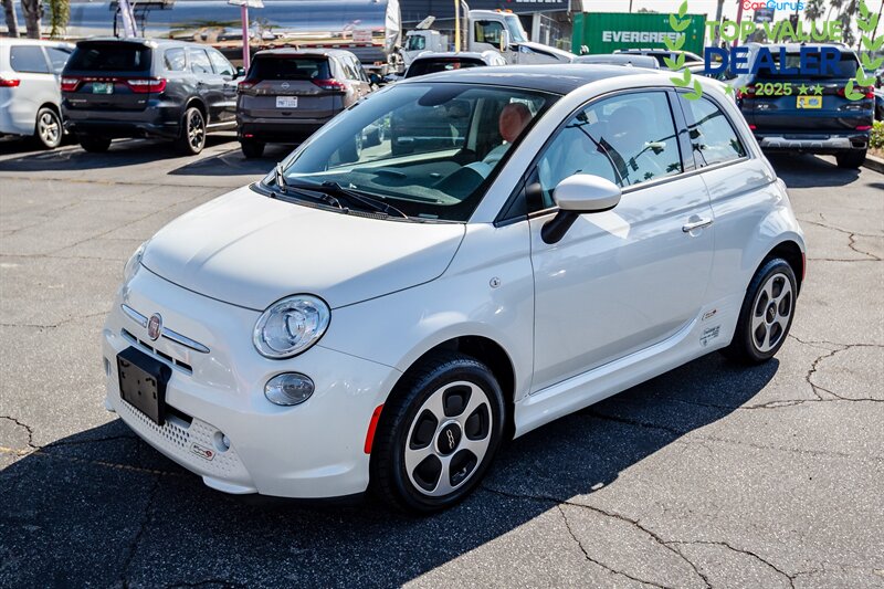 Bianco Perla 2015 FIAT 500e Hatchback Front-Wheel Drive Automatic
