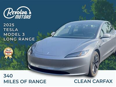 2025 Tesla Model 3 Long Range Sedan
