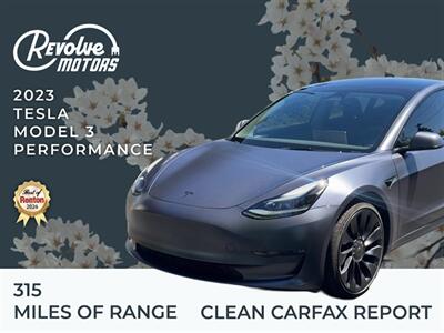 2023 Tesla Model 3 Performance Sedan
