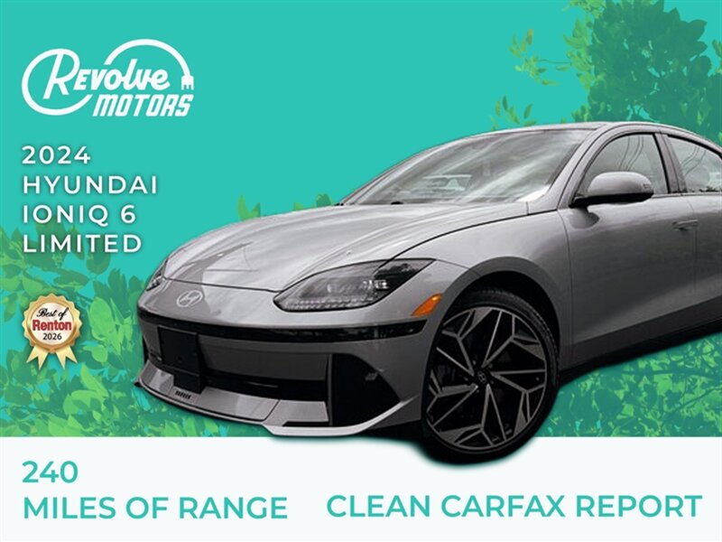 2024 Hyundai IONIQ 6 Limited   - Photo 1 - Renton, WA 98057