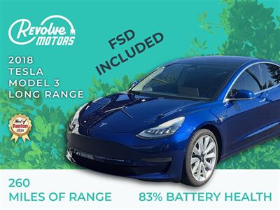2018 Tesla Model 3 Long Range Sedan