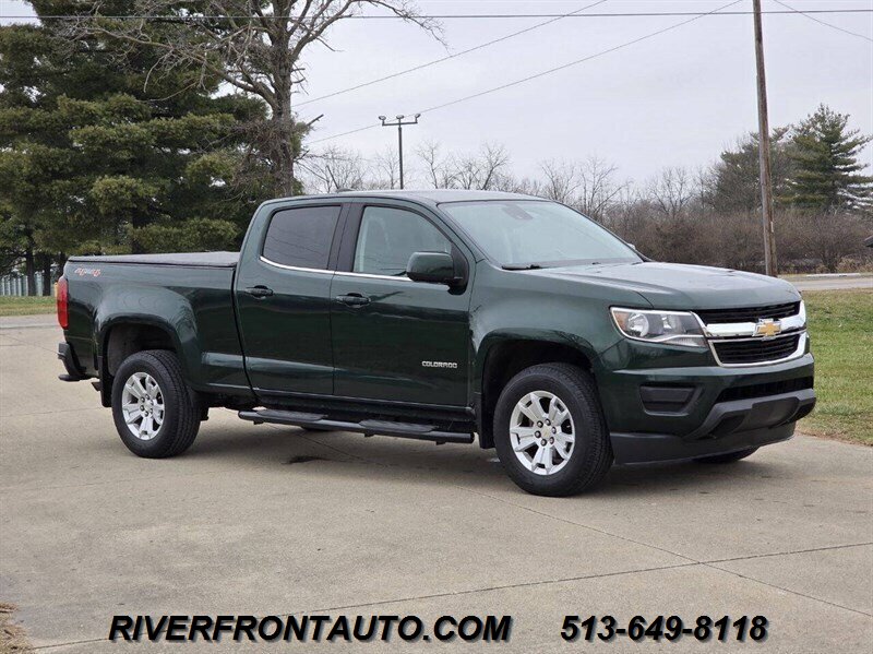 Green 2016 Chevrolet Colorado LT Crew Cab LB 4WD Pickup Truck Four-Wheel Drive Automatic