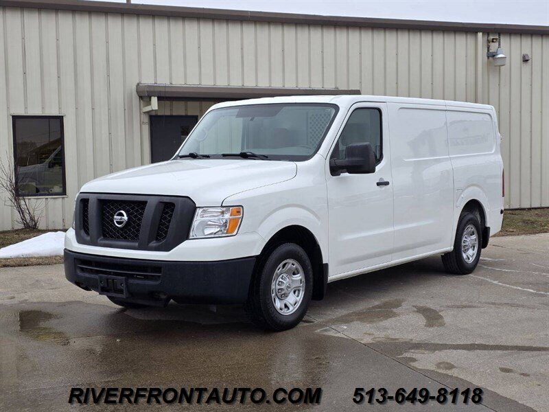Glacier White 2018 Nissan NV Cargo 1500 SV Van Rear-Wheel Drive Automatic