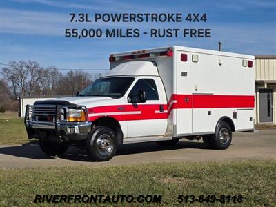 2001 Ford F-350 4X4 7.3L Powerstroke Ambulance   - Photo 1 - Middletown, OH 45042