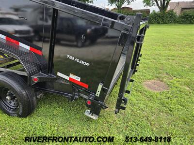 2026 Top Hat 7x16 Dump Trailer 36 " High Sides   - Photo 2 - Middletown, OH 45042