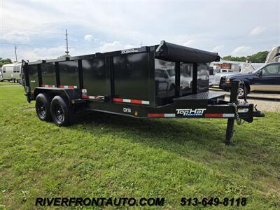 2026 Top Hat 7x16 Dump Trailer 36 " High Sides   - Photo 8 - Middletown, OH 45042