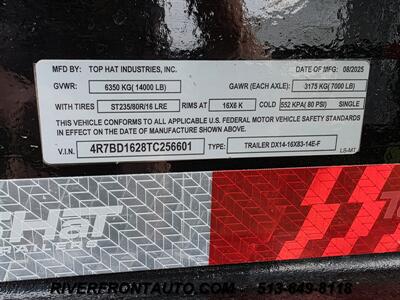 2026 Top Hat 7x16 Dump Trailer 36 " High Sides   - Photo 18 - Middletown, OH 45042