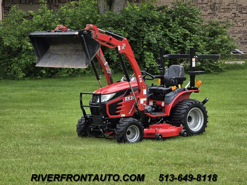 2022 Rural King RK24H Tractor 4x4 - Loader - Belly Mower - Photo 6 - Middletown, OH 45042