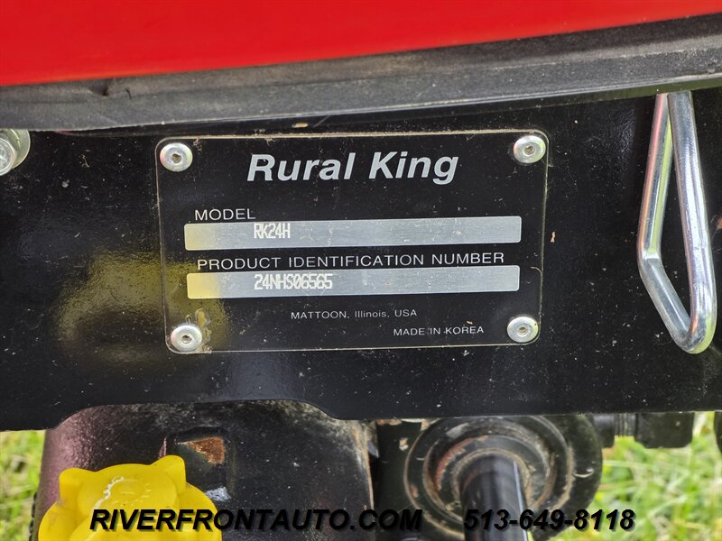 2022 Rural King RK24H Tractor 4x4 - Loader - Belly Mower - Photo 22 - Middletown, OH 45042