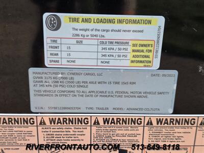 2024 Cynergy Enclosed 7x12 BlackOut - Photo 12 - Middletown, OH 45042