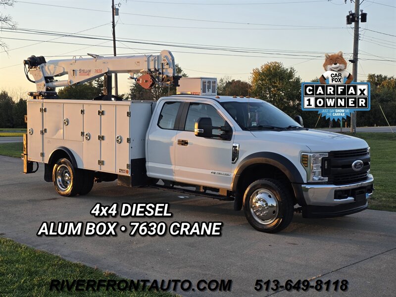 2019 Ford F-550 Diesel 4x4 Crane Truck   - Photo 1 - Middletown, OH 45042