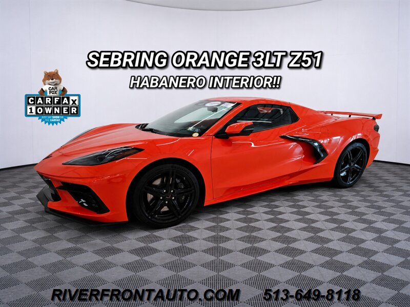 2026 Chevrolet Corvette Stingray Z51 3LT Convertible  Sebring Orange / Habanero - Photo 1 - Middletown, OH 45042