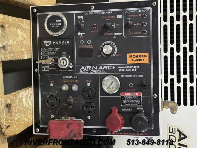 2019 Vanair Air N Arc Diesel Generator Welder Compressor w/ Sage Oil Vac Lube Skid - Photo 4 - Middletown, OH 45042