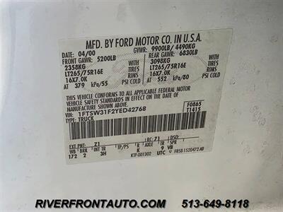 2000 Ford F-350 XLT 4X4 7.3L POWERSTOKE RUST FREE - Photo 27 - Middletown, OH 45042