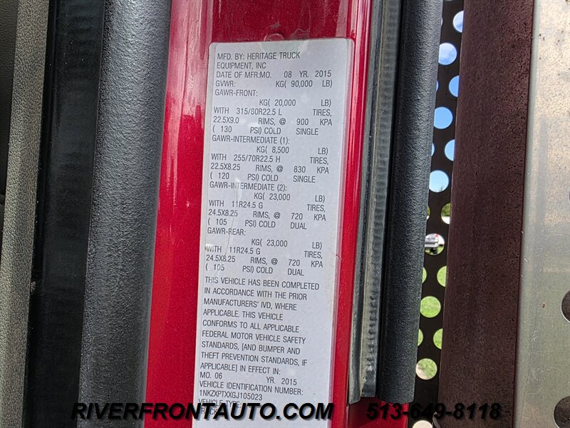 2016 Kenworth T880 Six Axle Dump Truck - Photo 23 - Middletown, OH 45042