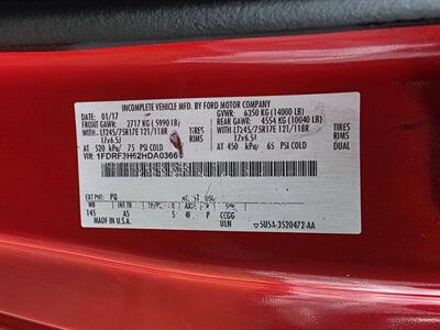 2017 Ford F-350 XL 4x4 2dr Regular Cab 145 in. WB DRW Chassis   - Photo 24 - Middletown, OH 45042