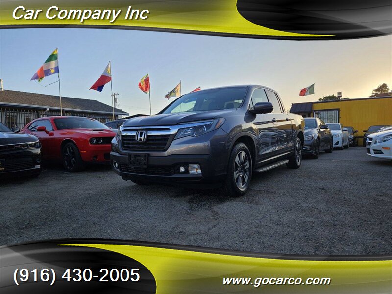 Gray 2018 Honda Ridgeline Pickup Truck Front-Wheel Drive 6-Speed Automatic