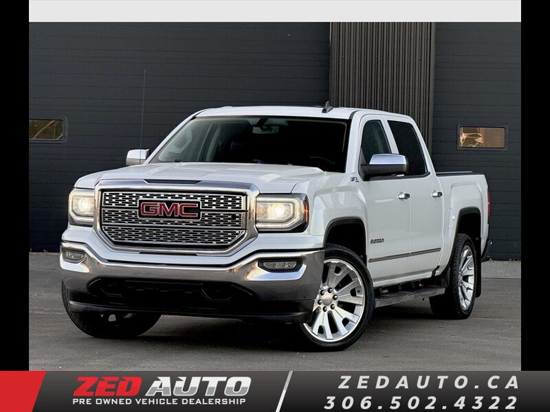 White Frost Tricoat 2017 GMC Sierra 1500 Pickup Truck Four-Wheel Drive Automatic