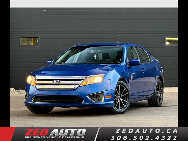 Gray (Steel Blue Metallic) 2012 Ford Fusion Sedan Front-Wheel Drive Automatic