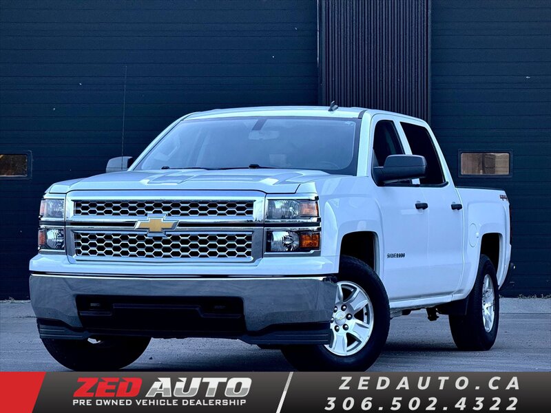 Summit White 2014 Chevrolet Silverado 1500 Pickup Truck Four-Wheel Drive Automatic