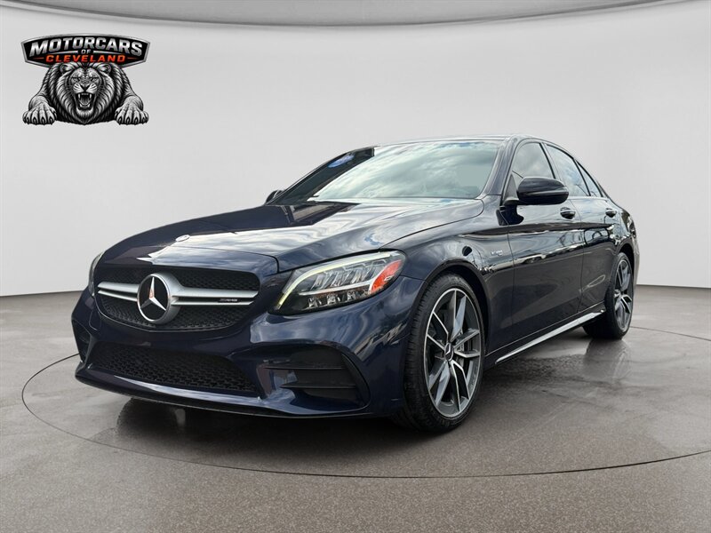 Lunar Blue Metallic 2020 Mercedes-Benz C-Class Sedan All-Wheel Drive 9-Speed Automatic
