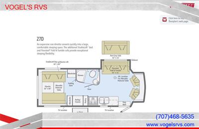 2016 WINNEBAGO 27D ASPECT   - Photo 12 - Ukiah, CA 95482